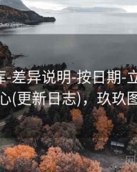 玖玖图库-差异说明-按日期-立即回看-统计中心(更新日志)，玖玖图文广告