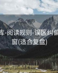 0149图库-阅读规则-误区纠偏-多时间窗(适合复盘)